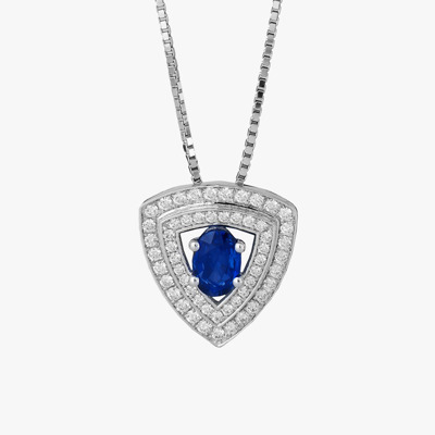Blue Triangle Jewelry Pendant
